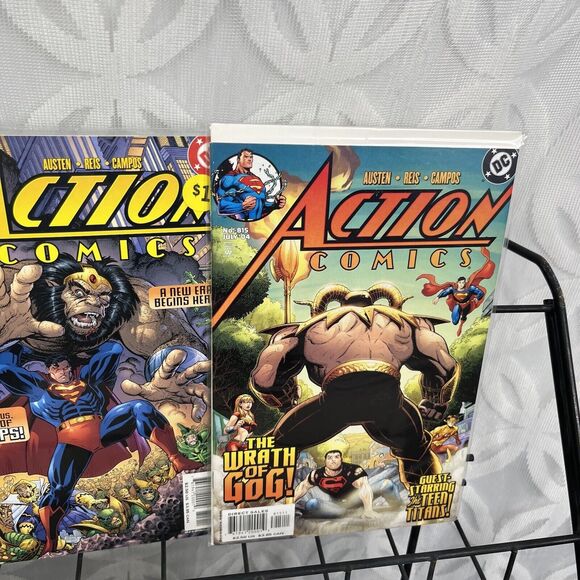 DC Superman Action Comics 806-808 814-818 826 829 Lot Vs Darkseid Shazam Magog - Picture 5 of 9